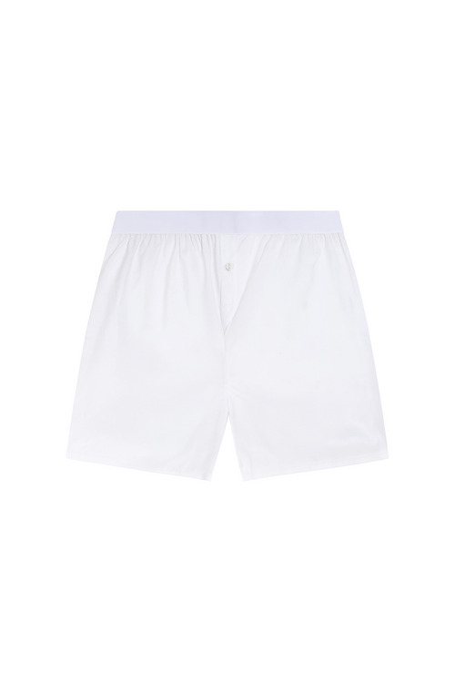 Alex - White Boxer Shorts